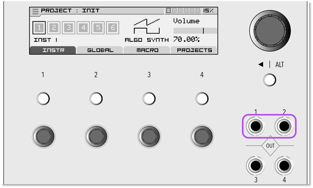 Audio outputs