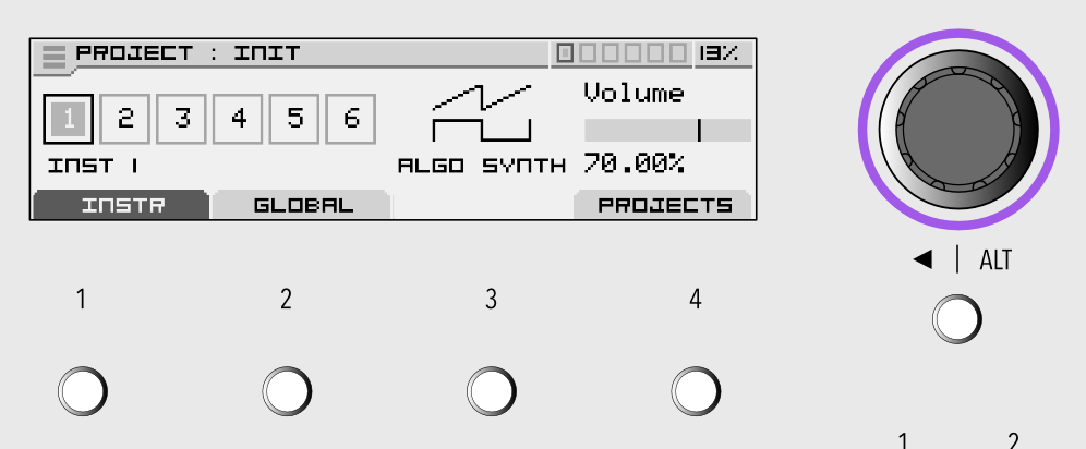 PROJECT → INSTR 1